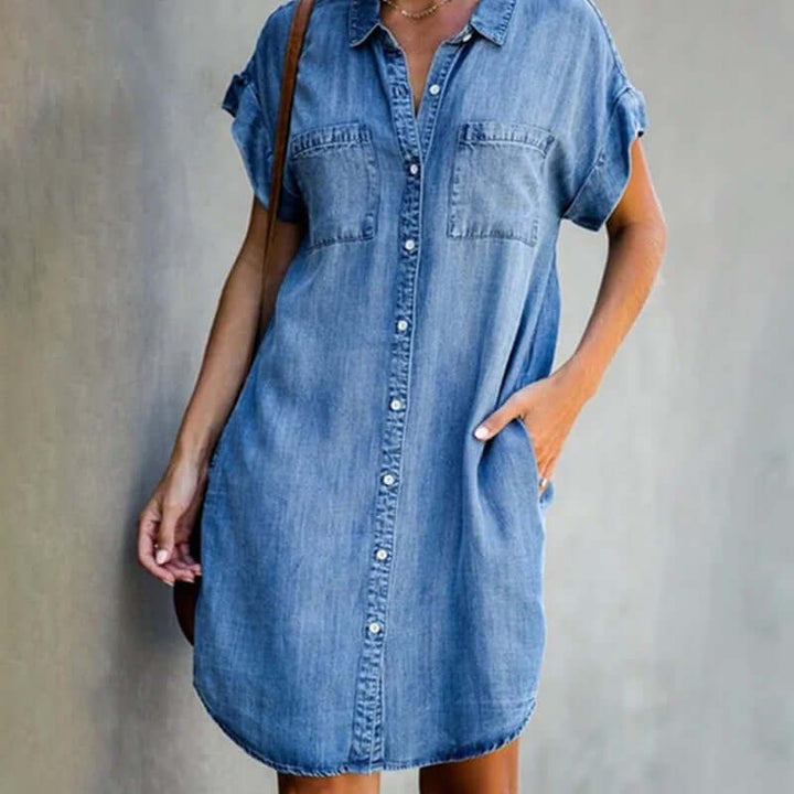 Valerie - Chic Denim Dress for Effortless Style