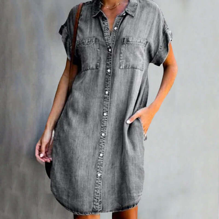 Valerie - Chic Denim Dress for Effortless Style