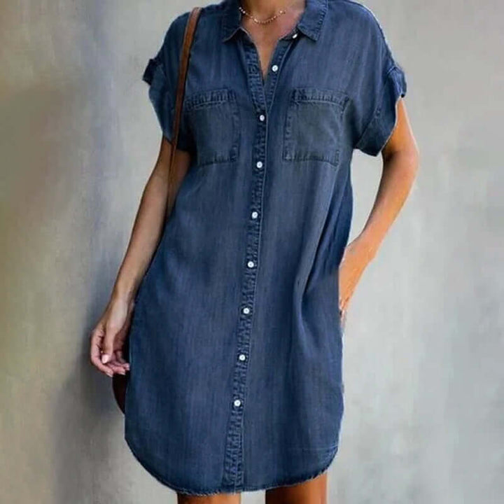 Valerie - Chic Denim Dress for Effortless Style