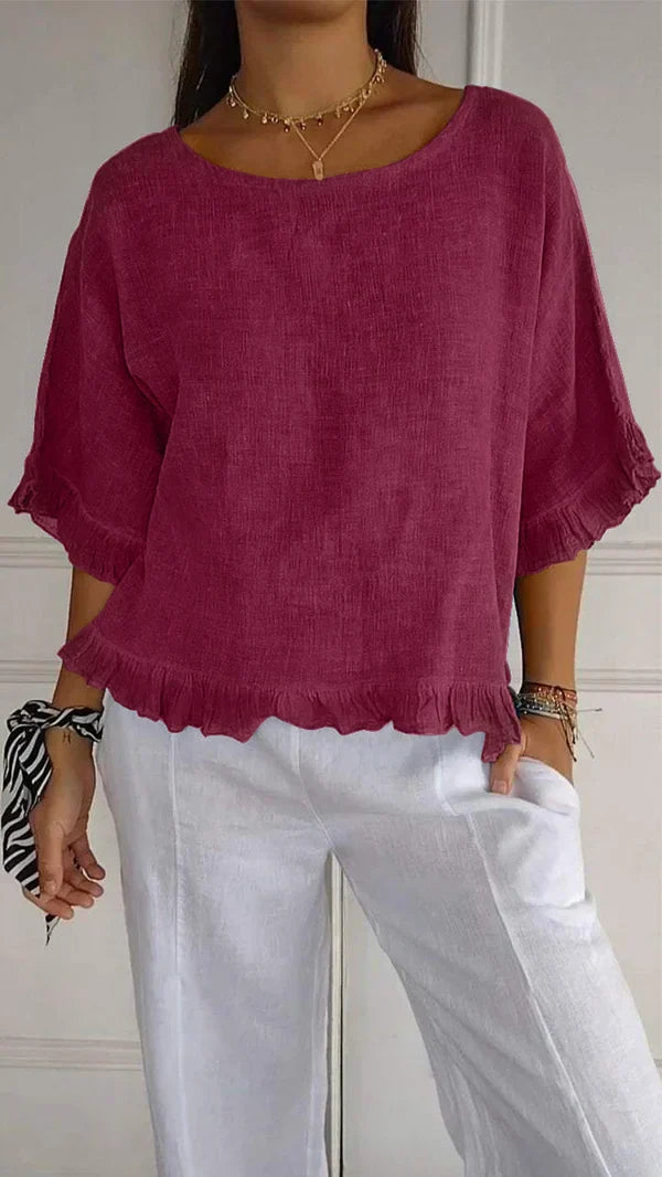 Chic Sia Linen Shirt for Effortless Style