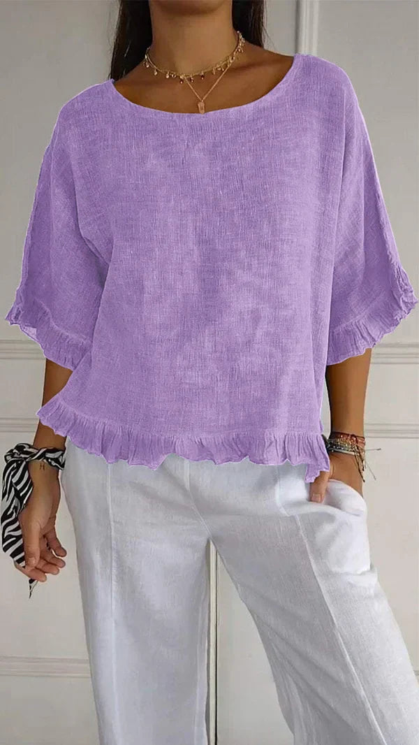 Chic Sia Linen Shirt for Effortless Style