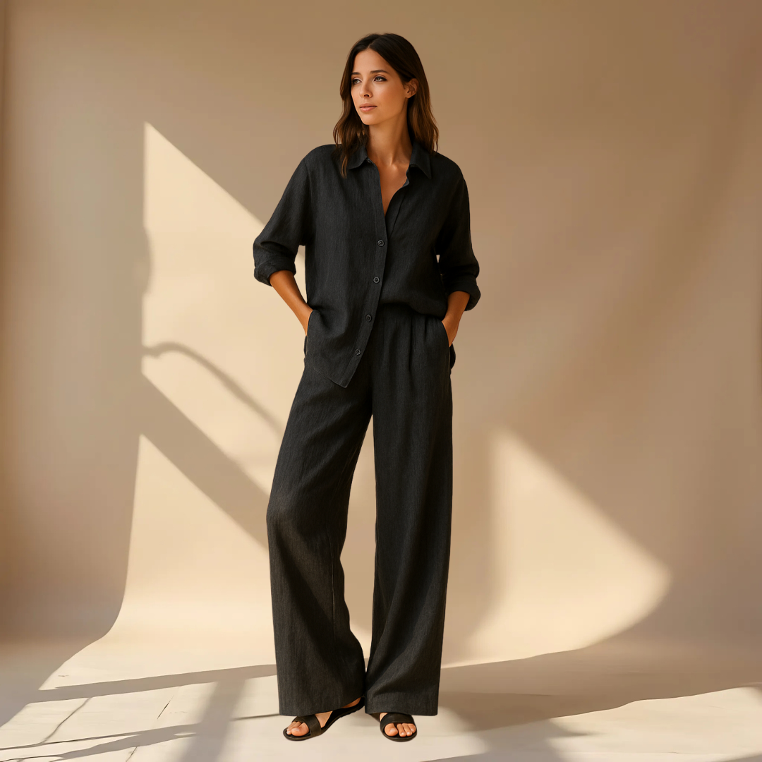 Chelsea - Classic And Timeless Shirt en Trouser Set