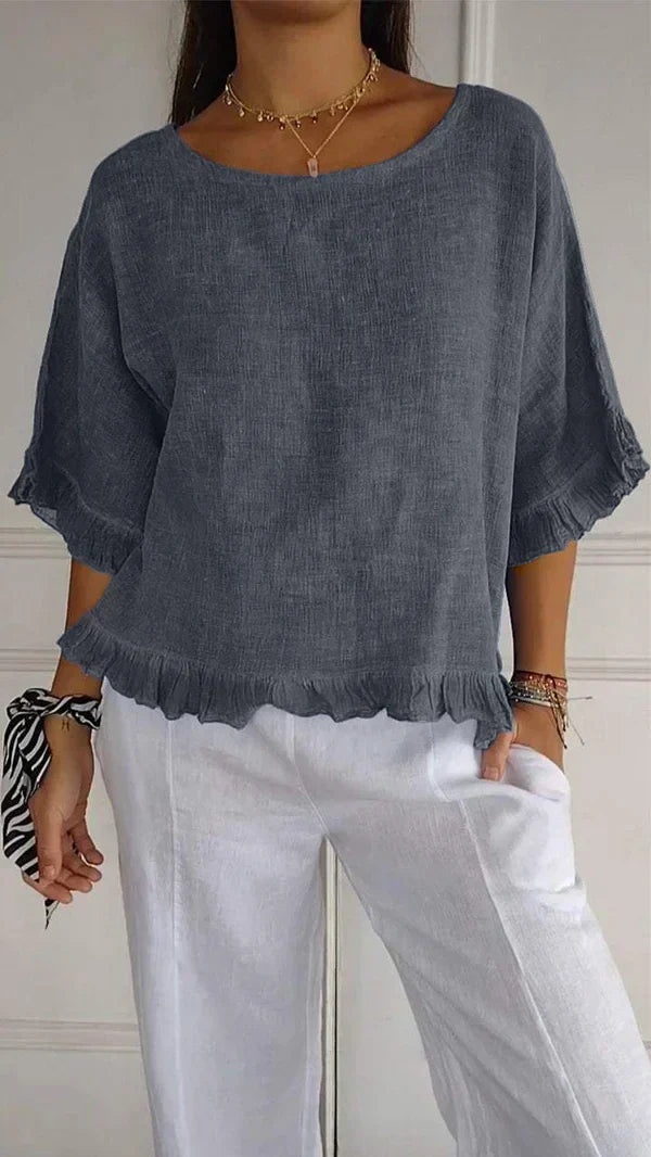 Chic Sia Linen Shirt for Effortless Style