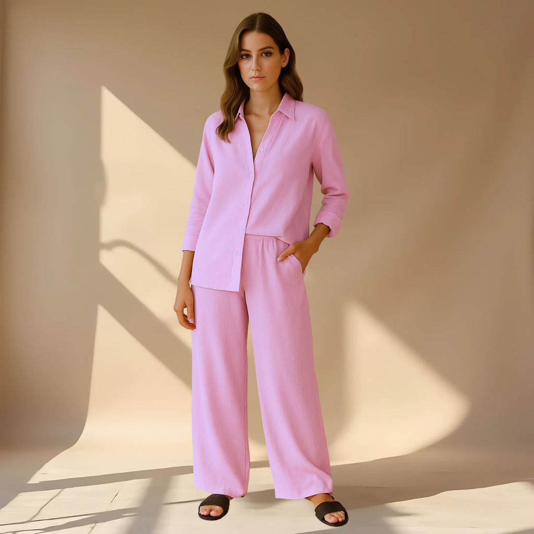 Chelsea - Classic And Timeless Shirt en Trouser Set