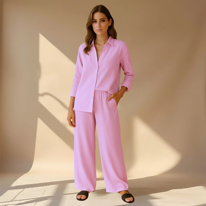 Chelsea - Classic And Timeless Shirt en Trouser Set