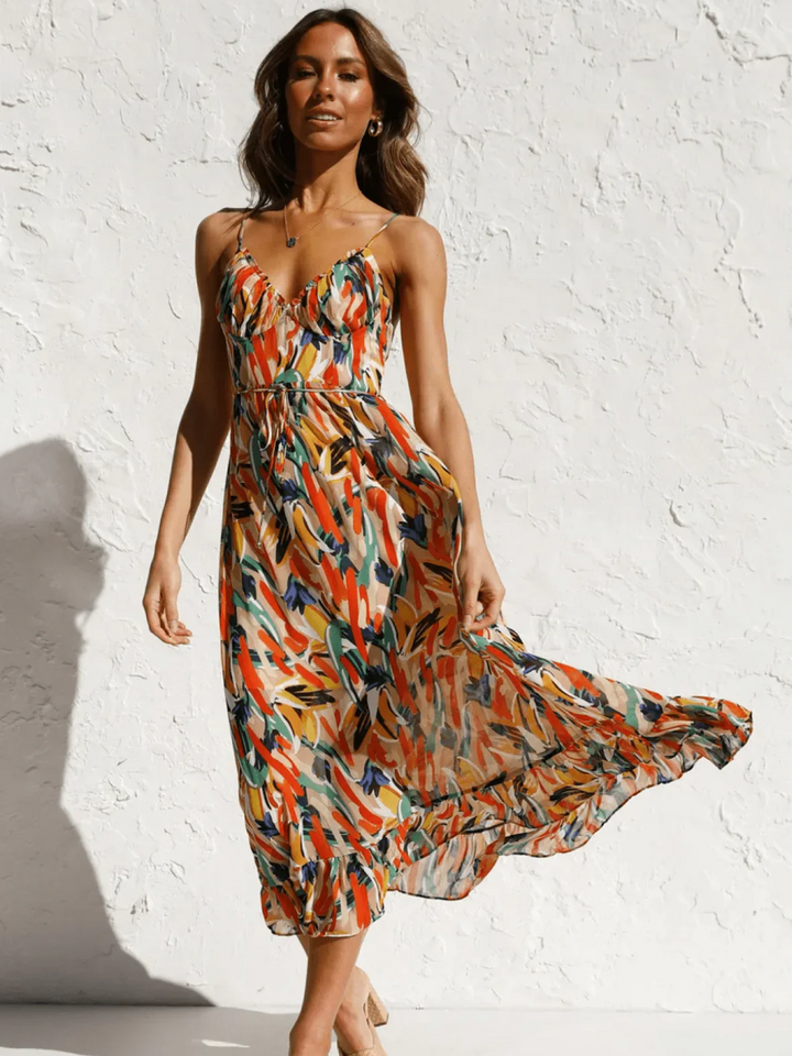 Vibrant CHIARA MIDI DRESS for a Stylish Look