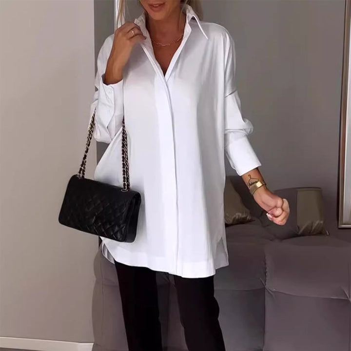 Brooke™ - Stylish Women's Lapel Shirt for Effortless Elegance