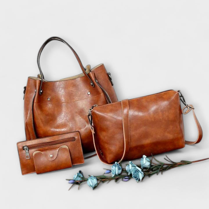 Donna - 4-Piece Vintage Bag Set