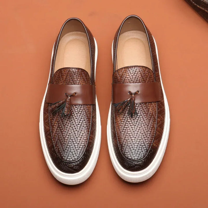 Stylish Jacob Woven Leather Loafers for Effortless Elegance