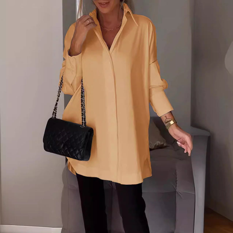 Brooke™ - Stylish Women's Lapel Shirt for Effortless Elegance