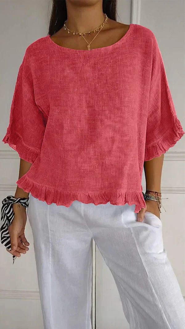 Chic Sia Linen Shirt for Effortless Style