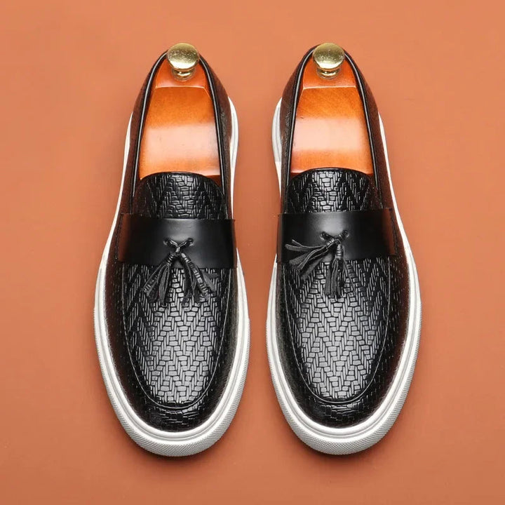 Stylish Jacob Woven Leather Loafers for Effortless Elegance