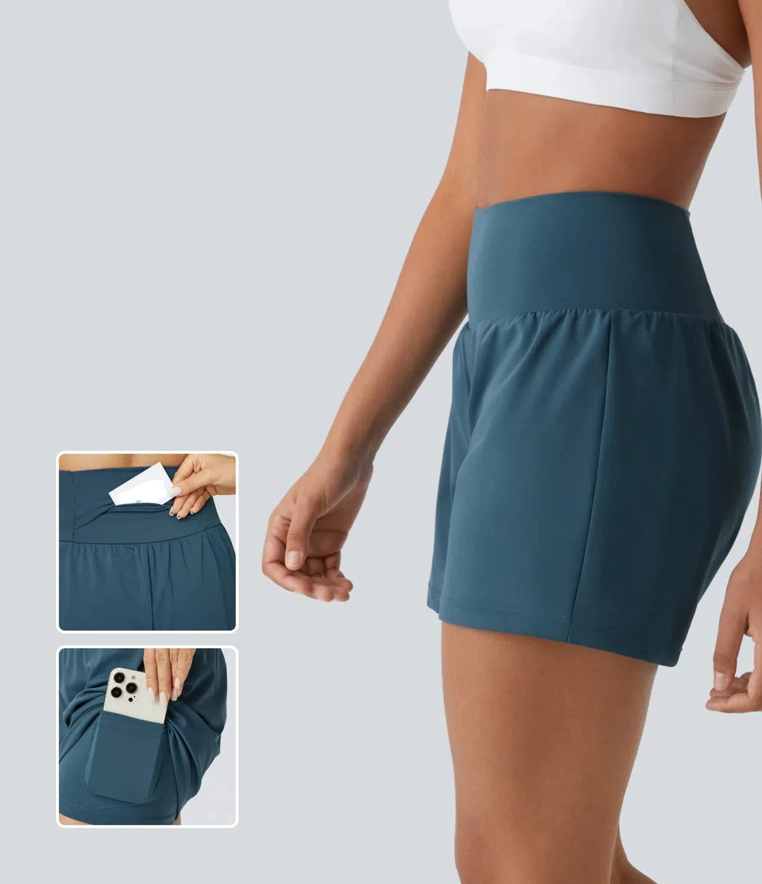 Jessica - Versatile 2-in-1 Yoga Shorts for Ultimate Comfort and Style