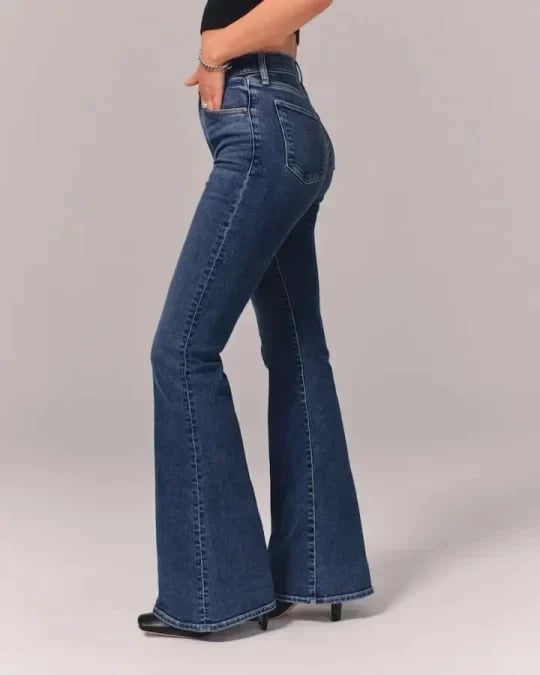 Vicki - Stretch High Waisted Flared jeans