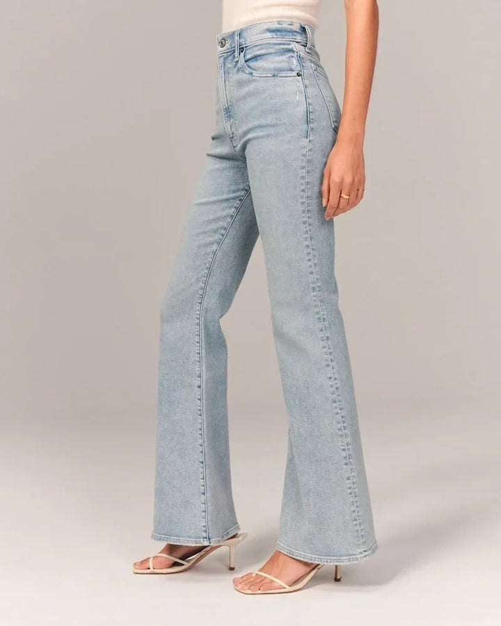 Vicki - Stretch High Waisted Flared jeans