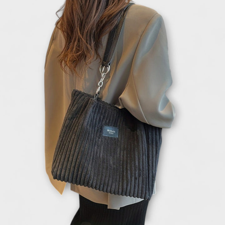 Claire - Soft Cord Shoulder Bag