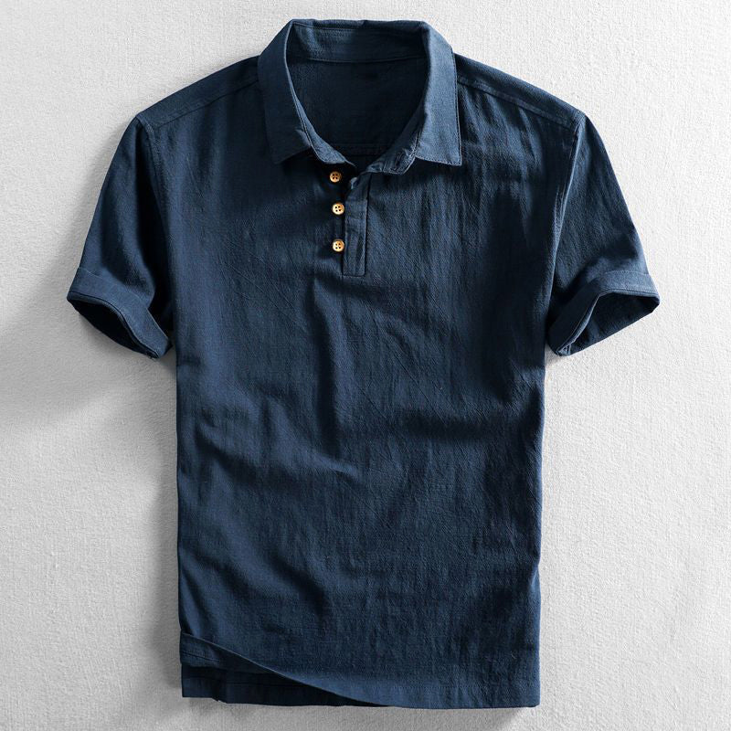 Stylish Han Osaka Japanese Linen Shirt for Effortless Elegance