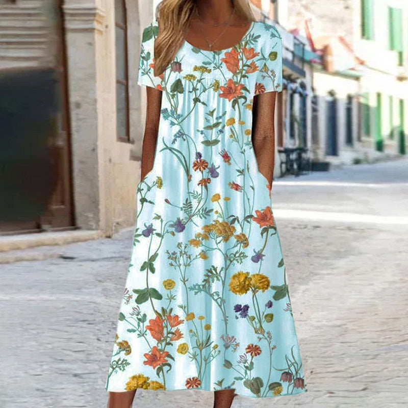 Isabella - Chic Bohemian Floral Dress