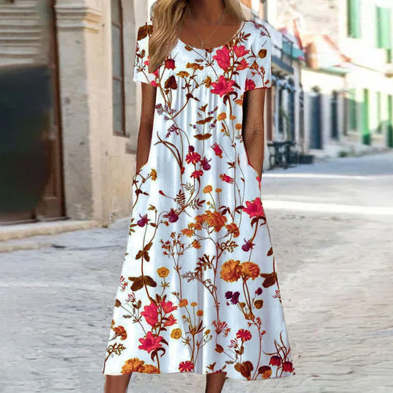 Isabella - Chic Bohemian Floral Dress