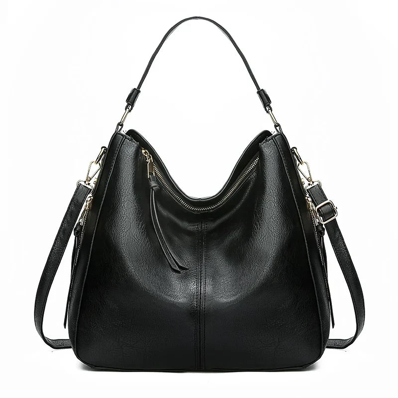 Chic Harriet Leather Shoulder Bag – Elevate Your Style!