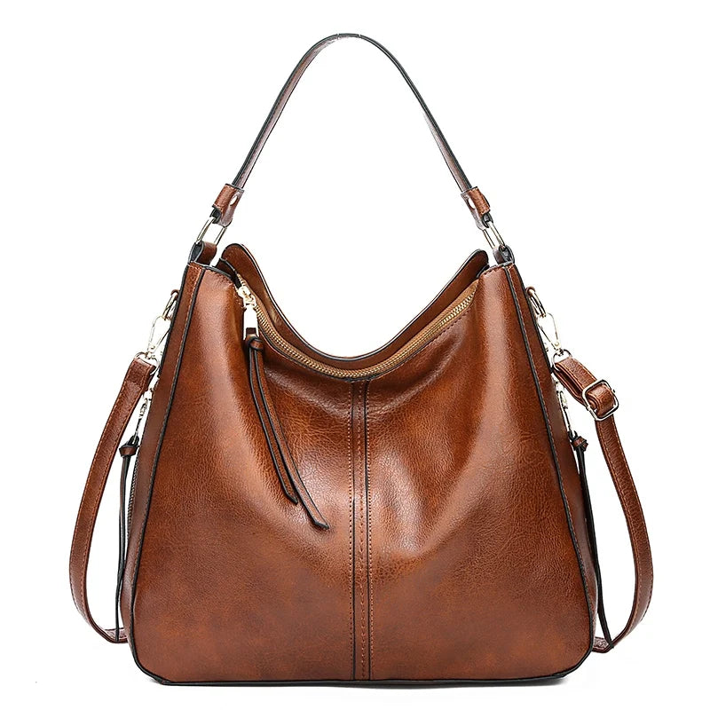 Chic Harriet Leather Shoulder Bag – Elevate Your Style!