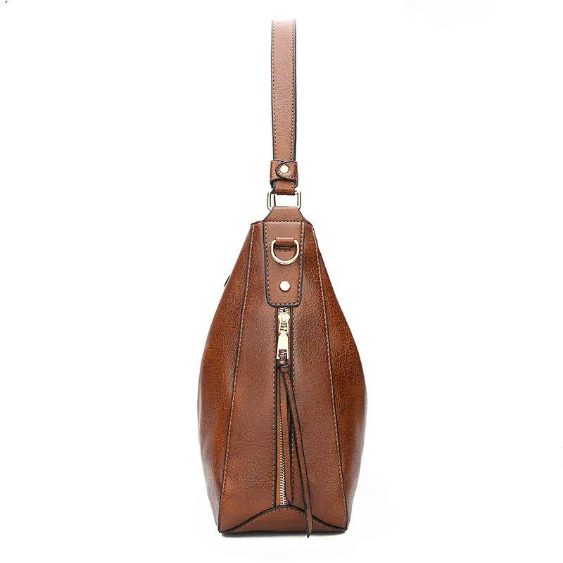 Chic Harriet Leather Shoulder Bag – Elevate Your Style!