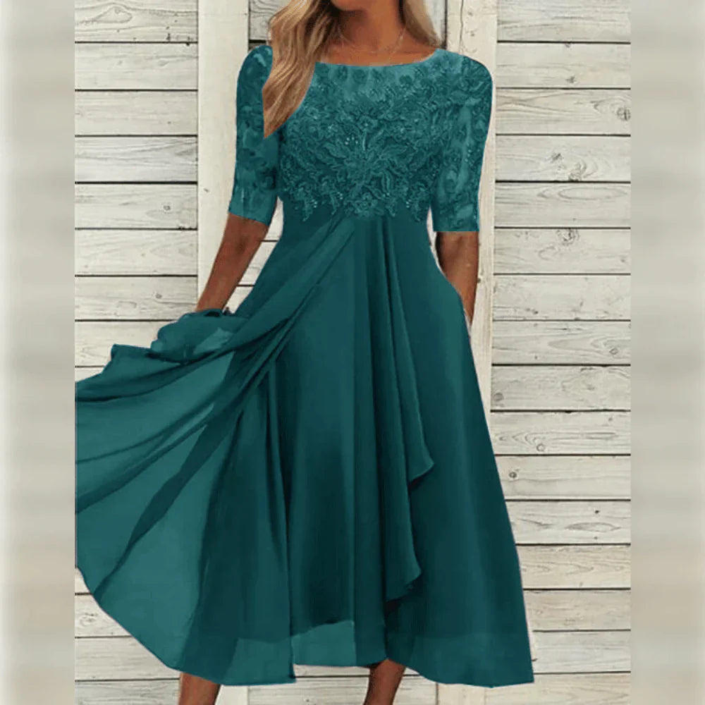 Lely - Chic Chiffon Dress