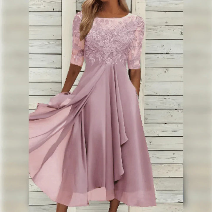 Lely - Chic Chiffon Dress
