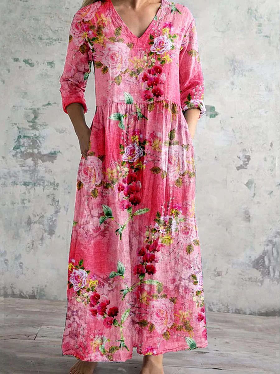 Valencia™ | Elegant Floral Maxi Dress for Effortless Style