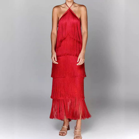 Ruby - Tassel Dress