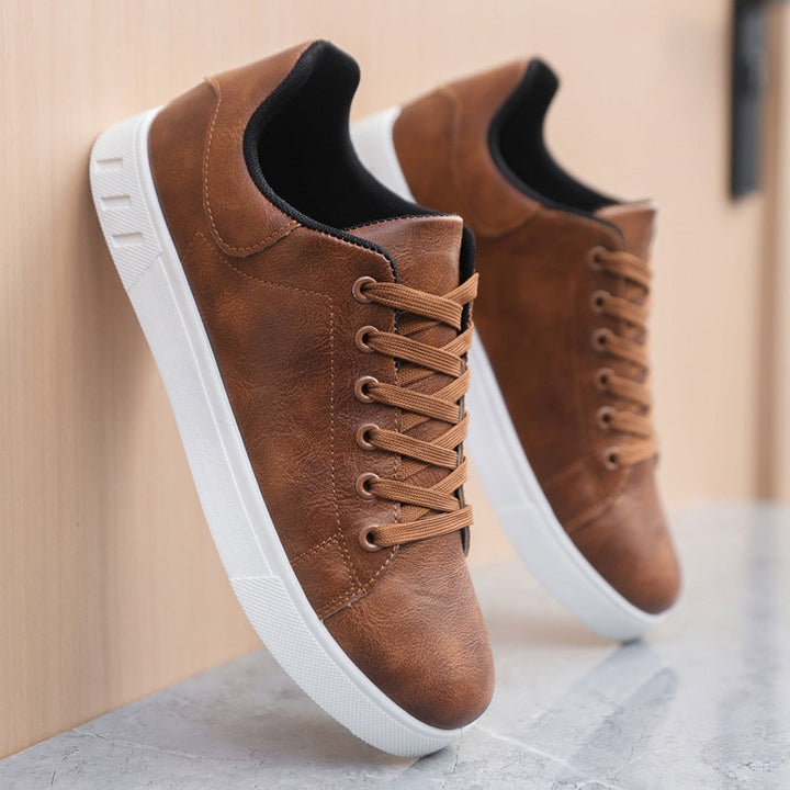 Chic Paolo Leather Sneakers for Effortless Style