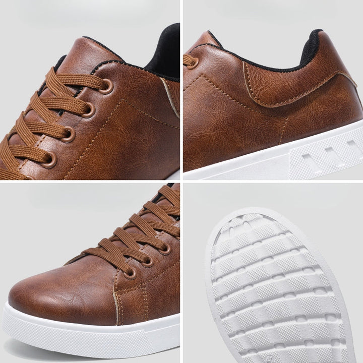 Chic Paolo Leather Sneakers for Effortless Style