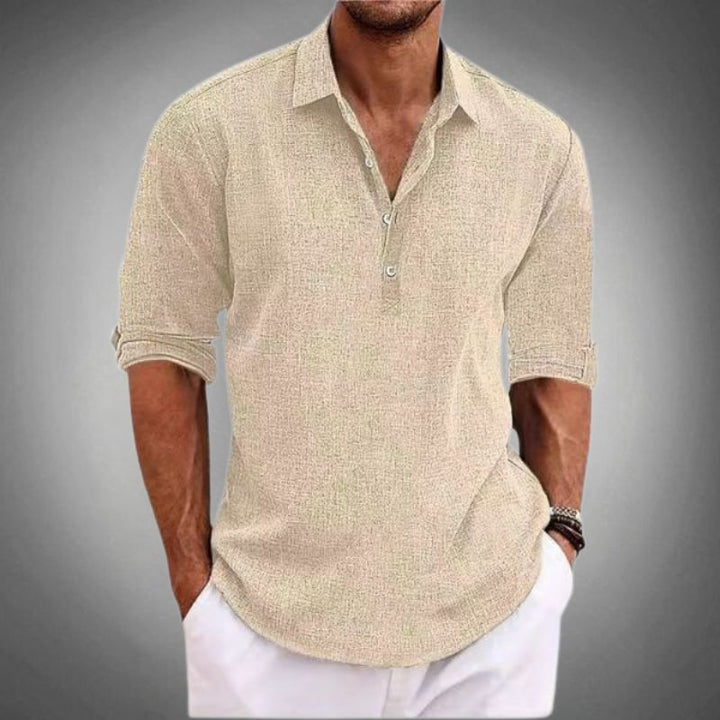 Leo™ | Timeless Cotton Blend Shirt for Effortless Style