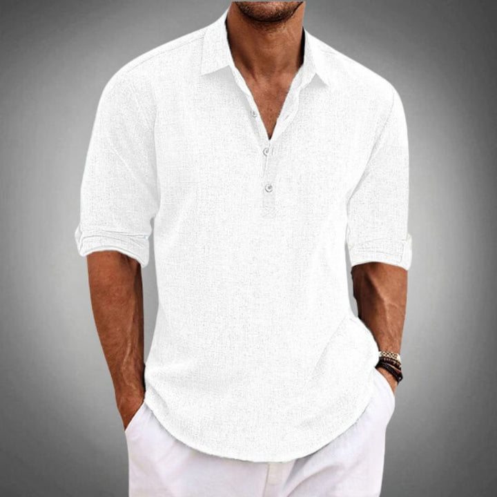 Leo™ | Timeless Cotton Blend Shirt for Effortless Style