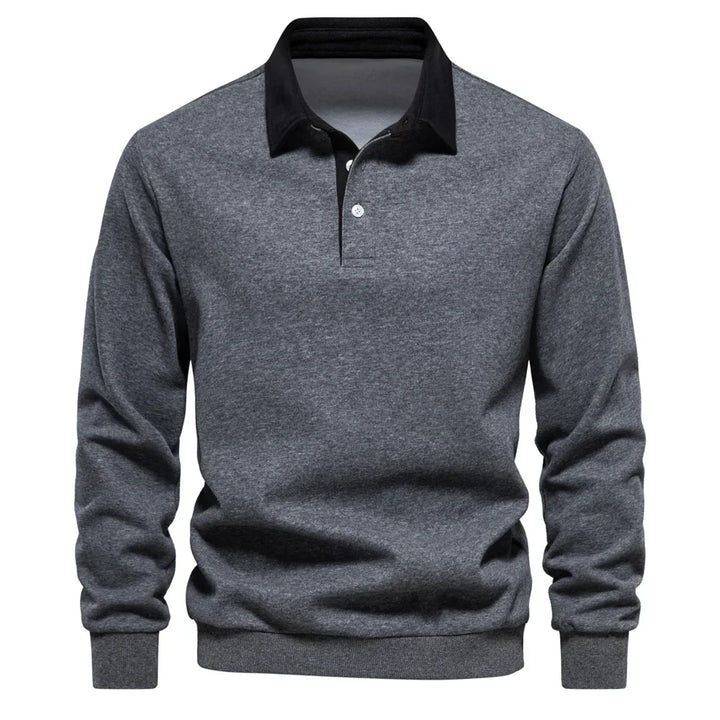 Darren™ | Classic Elegance Polo Sweater