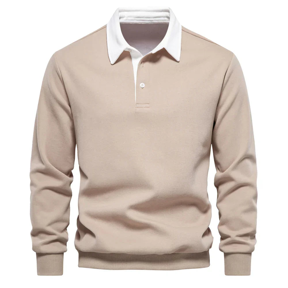 Darren™ | Classic Elegance Polo Sweater