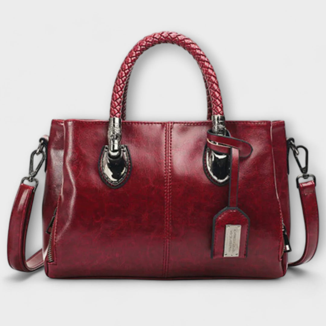 Lucy - Elegant Leather Duffel Bag