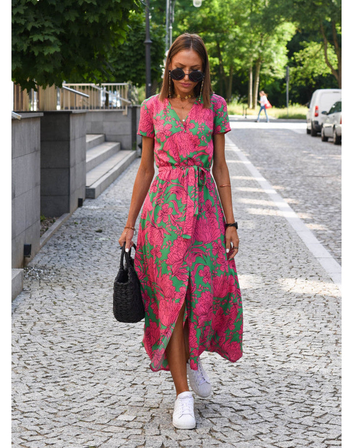 NADIA - Chic Printed Dress for Effortless Elegance