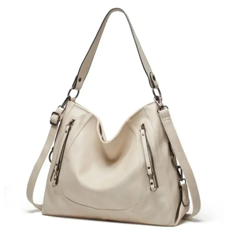 Chic Priscilla Casual Leather Tote