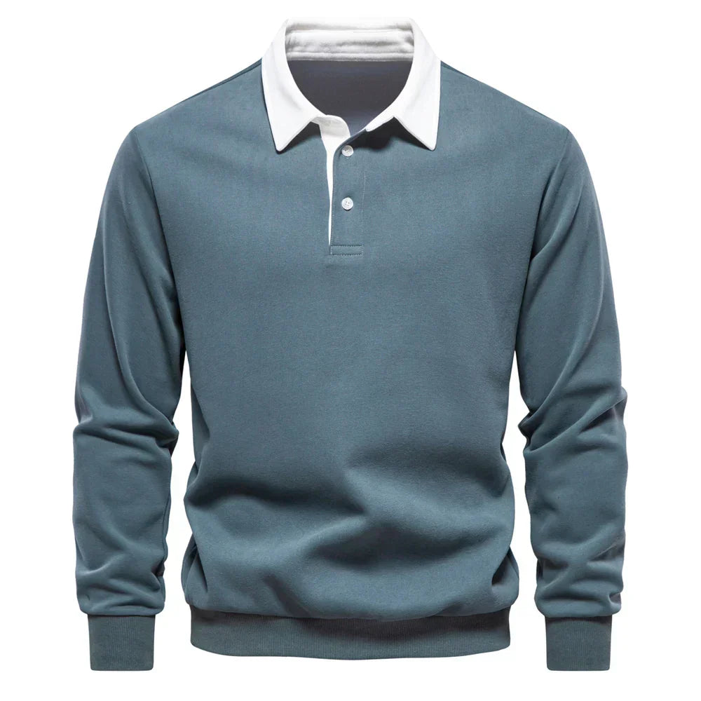 Darren™ | Classic Elegance Polo Sweater