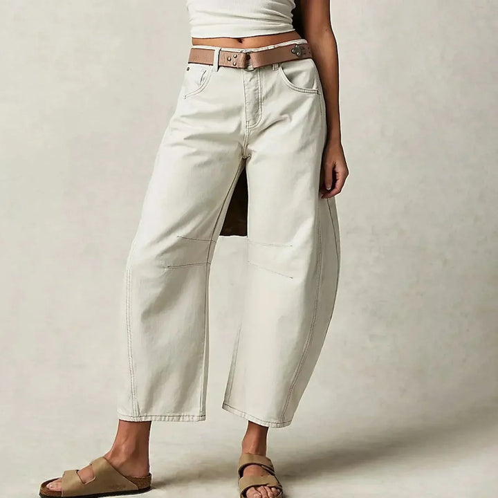 Morit Relaxed Fit Wide-Leg Comfort Jeans