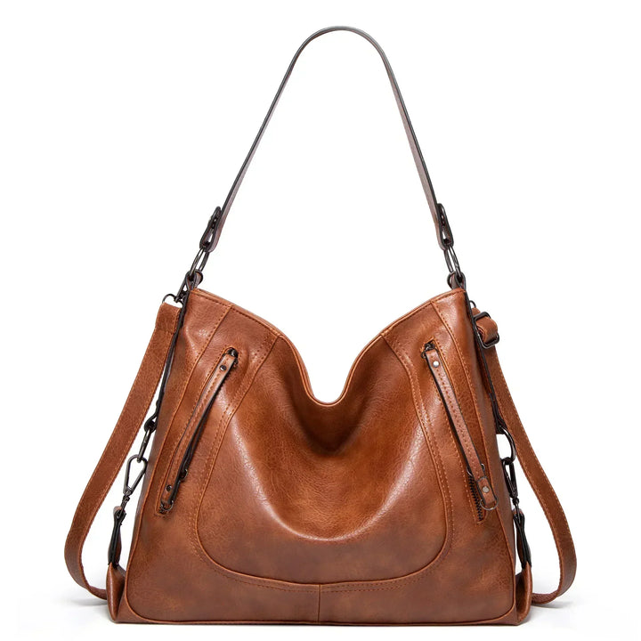 Chic Priscilla Casual Leather Tote