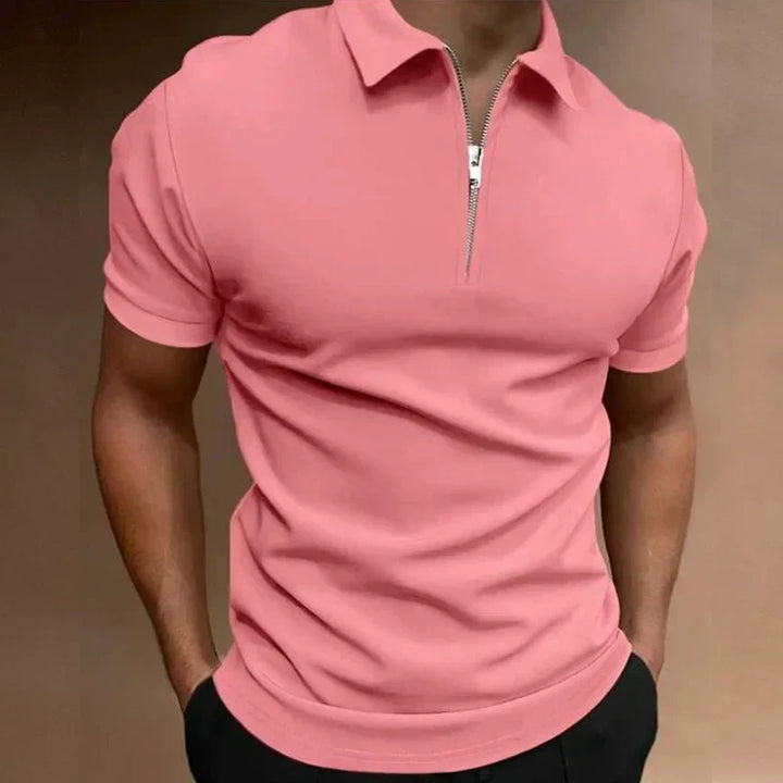 Dylan™ | Stylish Zip-up Polo for Effortless Casual Days