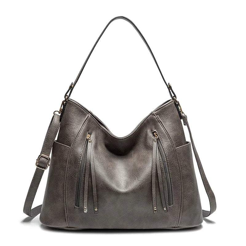 Sleek and Stylish Leather Handbag - BLANCHE Collection