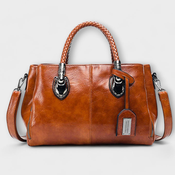 Lucy - Elegant Leather Duffel Bag