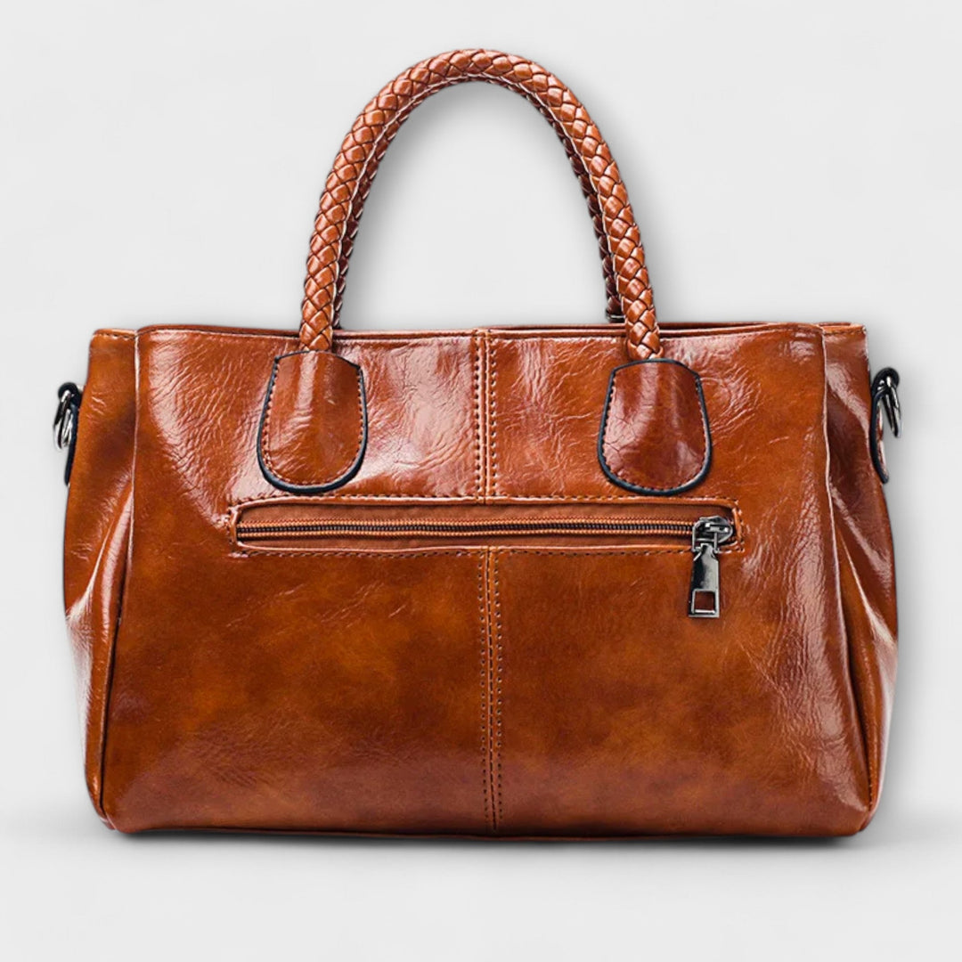 Lucy - Elegant Leather Duffel Bag