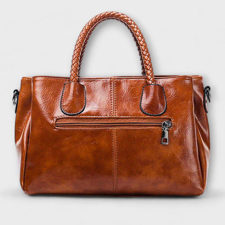 Lucy - Elegant Leather Duffel Bag