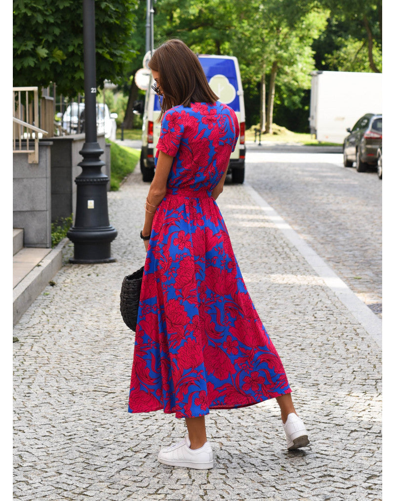 NADIA - Chic Printed Dress for Effortless Elegance