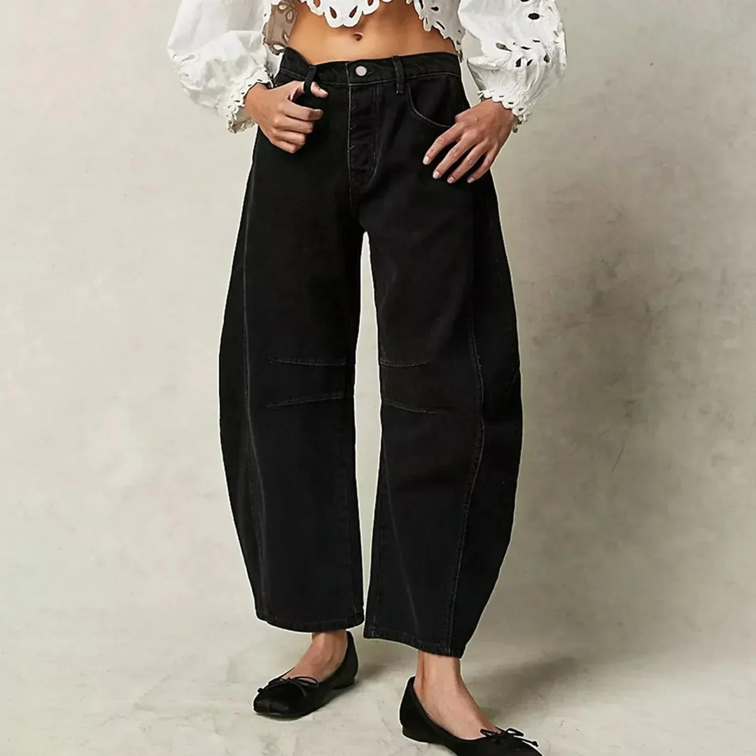 Morit Relaxed Fit Wide-Leg Comfort Jeans