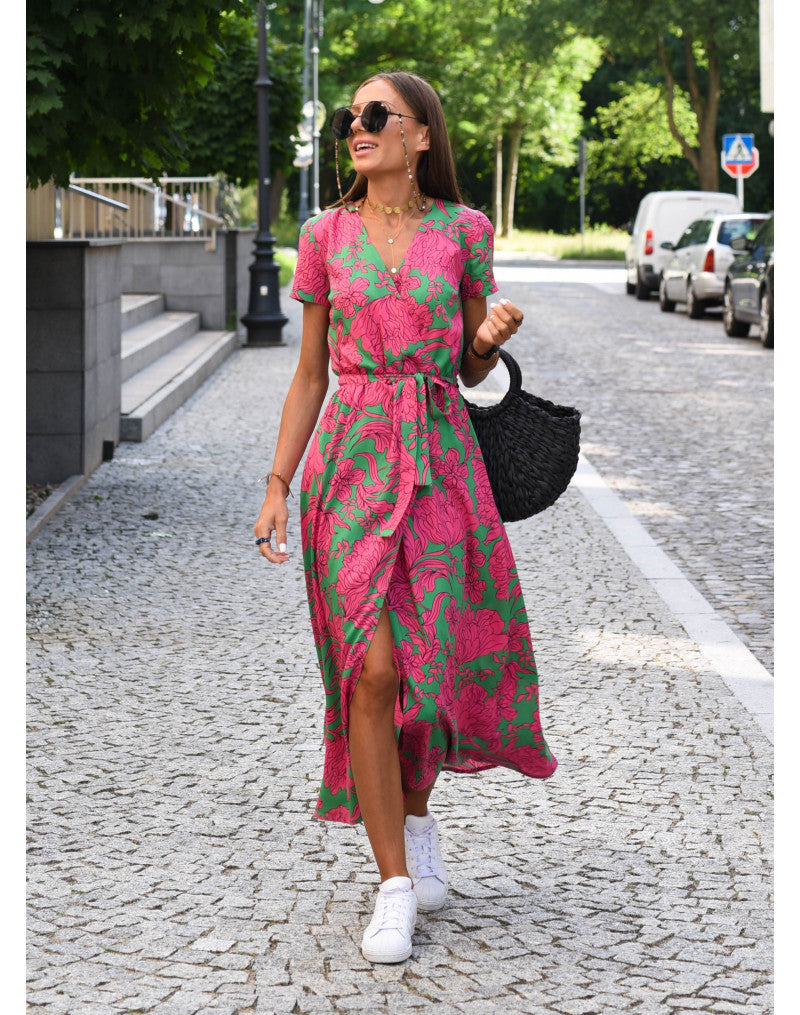 NADIA - Chic Printed Dress for Effortless Elegance